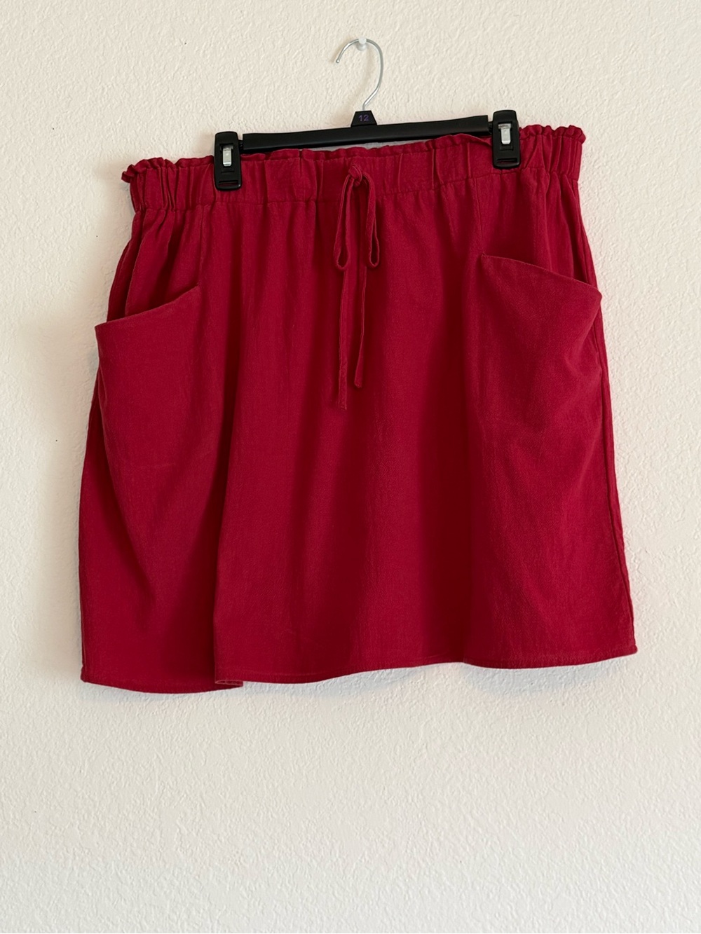 Drawstring Pocket Skirt